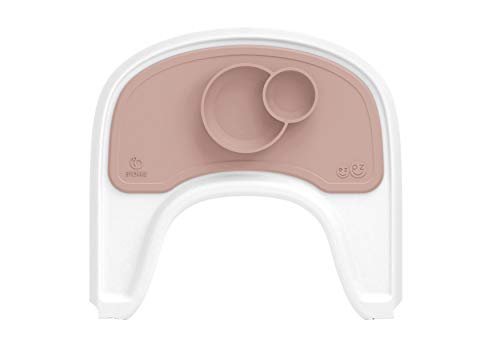 Stokke White Tripp Trapp Tray & Pink EZPZ Bundle
