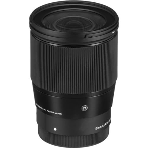 Sigma 16mm f/1.4 DC DN Contemporary Lens for Sony E (402965) Black