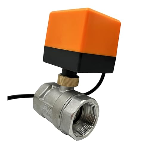 Vanne à bille motorisée DN15 24VDC vanne électrique acier inoxydable - 3