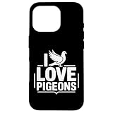 I Love Pigeons Homing Pigeon Racing バードウォッチャー スマホケース iPhone 16 Pro 用