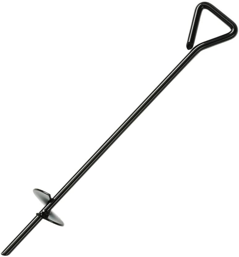 Swing-N-Slide WS 4521 Anchor-It Metal Ground Anchors for Swing Set- Set of Four, Black