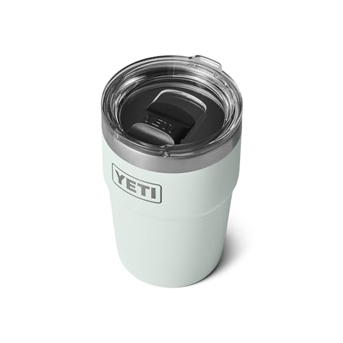 Image of YETI Rambler 16 oz Stackable Tumbler, Vacuum Insulated, Stainless Steel with MagSlider Lid | Stackable
