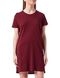 Schiesser Damen Sleepshirt 1/2 Arm, 85cm Nachthemd, Weinrot, 38