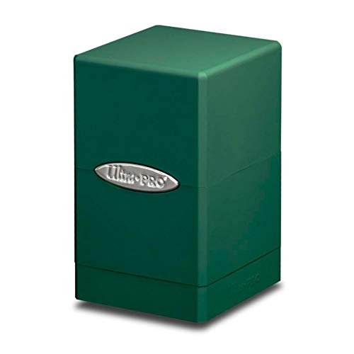 Image of Ultra Pro DECKBOX Satin Tower C6 Card Game (Green)