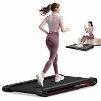 Lysole 4-in-1 Walking Vibration Pad mit App 0.3-6km/h für Zuhause und Büro, Laufband für Zuhause mit 400W - Fernbedienung und Bürogebrauch (Schwarz)