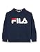 Produktbild FILA Unisex Kids Tim Logo Crew Shirt Sweatshirt, black iris, 98