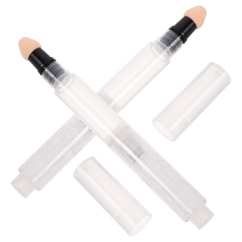 CHICAMPERA Aplicador Portátil de Maquillaje Recargable 2 Unidades Esponja para Rubor Compacto y Brillo Labial, Adecuado para Mujeres en Desplazamientos