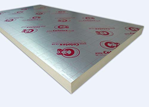 2400 x 1200 x 100mm Celotex GA4100 / Kingspan TP10 / TF70 / Ecotherm Ecoversal Foil Insulation (6)