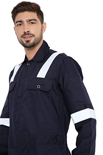 Image of Associated Uniforms Men's 230 GSM Fire Retardant Cotton Boiler Suit