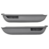 KUAFU Front Inner Door Armrest Pads Panel Handle LH & RH Side Compatible with 1988-1994 Chevrolet Blazer Suburban GMC C/K Replace for Part Number 15691229 15691230