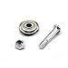 YUFUTOL Tile Cutting Wheels 2pcs 22×6×6mm Tungsten Carbide Ceramic Tile Cutter Tools Replacement Scoring Wheel with Ball Bearings for Manual Tile Cutting Machine,with Bolt and Lock Nut