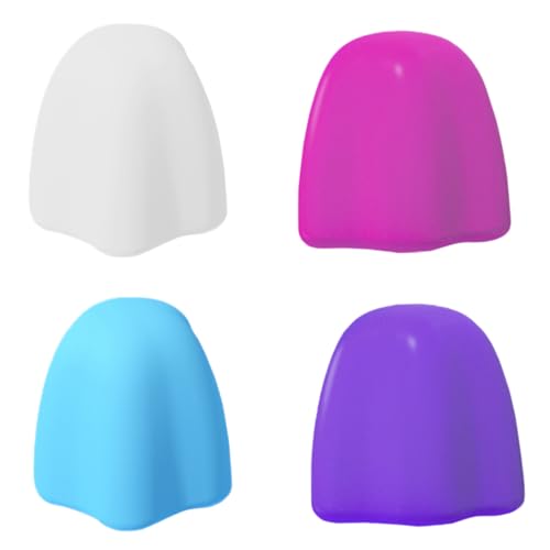 FRCOLOR 12pcs Self-Sealing Toothpaste Caps Convenient Silicone Toothpaste Dispenser for Controlled Squeeze Easy Cleanup for Family Use Bathroom Organizer