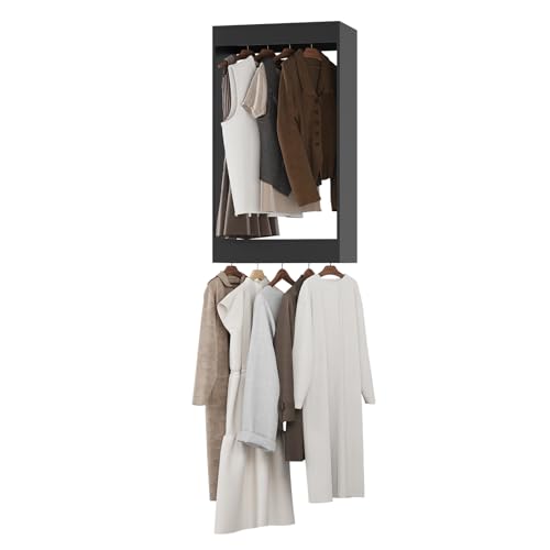 MODCART Double Hanging Closet Unit, Modular Closet System, Wood Closet