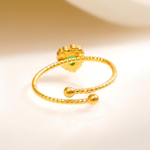 Image of Rubans Demi Fine Stainless Steel Finger Ring Minimal Gift for Women & Girls