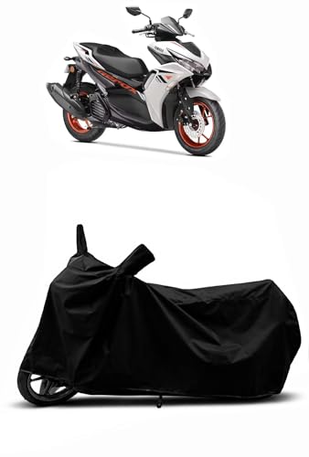 Image of Heavy Duty Waterproof Scooty & Bike Cover for Yamaha Aerox 155 - UV Resistant, Dustproof & Rain Protection, All-Weather Outdoor Cover for Bikes & Scooty with Buckle Straps