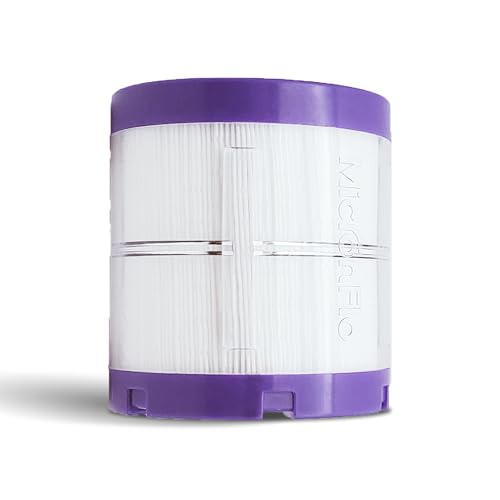 Rainley Micronflo Replacement Filter - Clear Casing Shows Filth | Micron Precision | Fits Most Showers | Kills Chlorine & Hair-Skin Wreckers | Locks in Moisture | No Pressure Drop