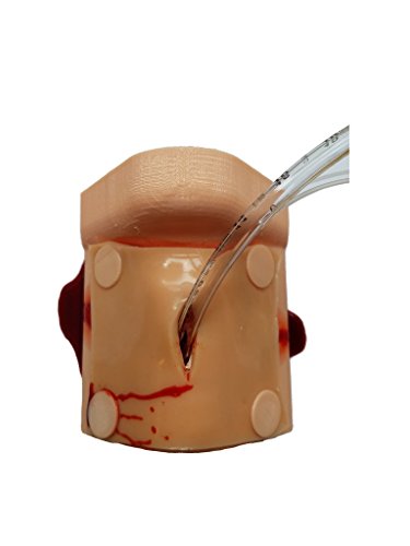 Your Design Medical - Adult Cricothyrotomy (Cric Cricoid) Trainer w/Active Bleeding - Made in The USA - Thumbnail 5