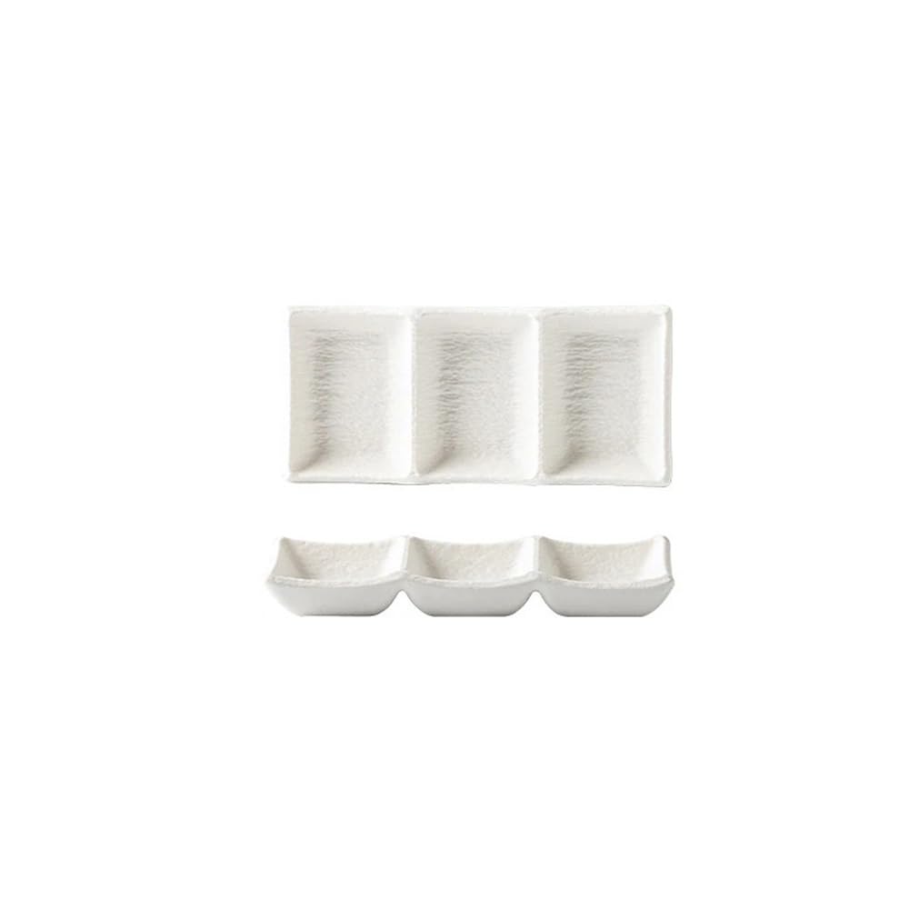 Miseczki do dipów, miska ceramiczna z podwójnym sosem sojowym, 7,6 cala, kubki do sushi, miska do serwowania z podziałką, miseczki do dipów, do kuchni na sezon, Appetizer, Vinegar, Ketchup, białe