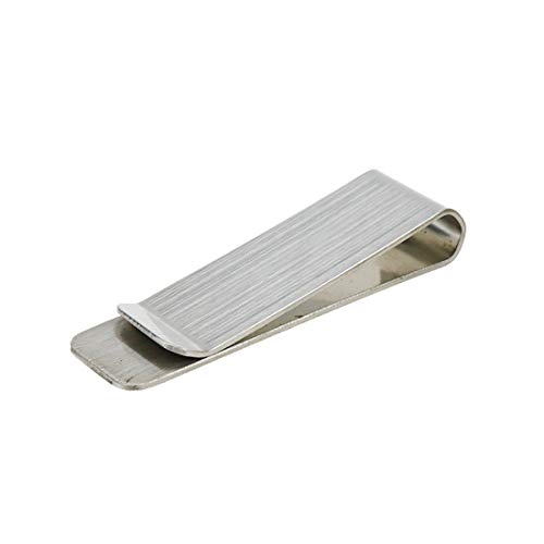LC LICTOP Money Clip Slim Cash Clip, Stainless Steel Credit Card Holder, Minimalist Front Pocket Wallet Clips, Sturdy Holder Clamp for Cash, Name Cards, Business Cards, 4Pcs Silver2