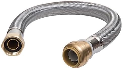 Replacement For Compatible With Sharkbite U3086FLEX24LF Brass Water Softener Hose 24 Lx3/4 IDx1 OD in. 3 Pack