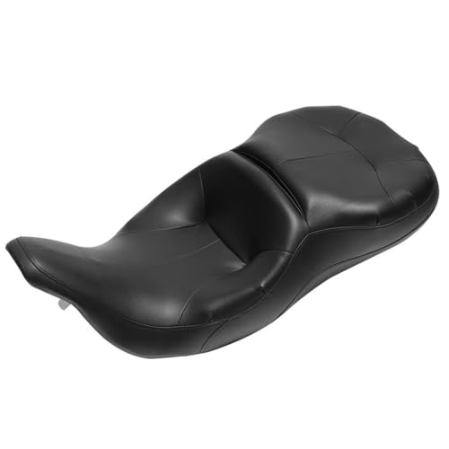 Asiento de pasajero para conductor de motocicleta Electra Glide 1997-2007 cojín doble negro