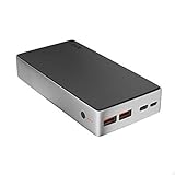 Compacto: uno de los cargadores portátiles más pequeños (71 x 138 x 26 mm) y más ligeros (416 g) de 20.000 mAh. Proporciona casi 6 cargas y media para iPhone 8 o 5 cargas y medio Galaxy S8.