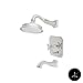 Newport Brass 3-2522BP/54 Newport Brass 3-2522BP Single Handle Balanced Pressure Tub and Shower Trim Only with Single Function Shower Head from the Kiara Collection