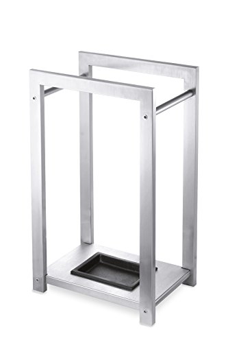 Preisvergleich Produktbild ZACK 50455 "ATACIO" Schirmständer, Edelstahl matt