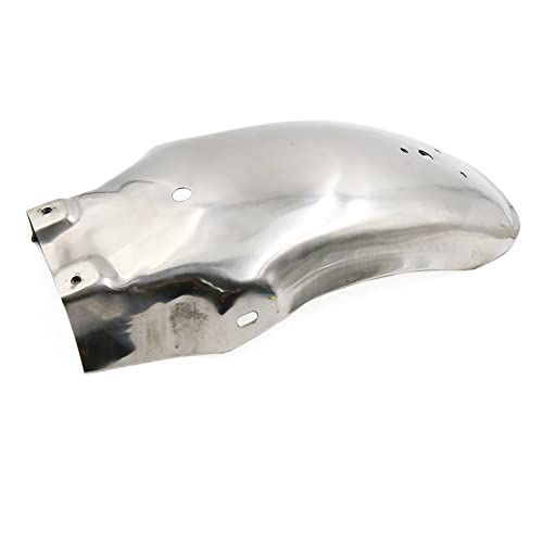 Image of uxcell Stainless Steel Motorcycle Rear Wheel Fender Splash Guard Mudguard for CM