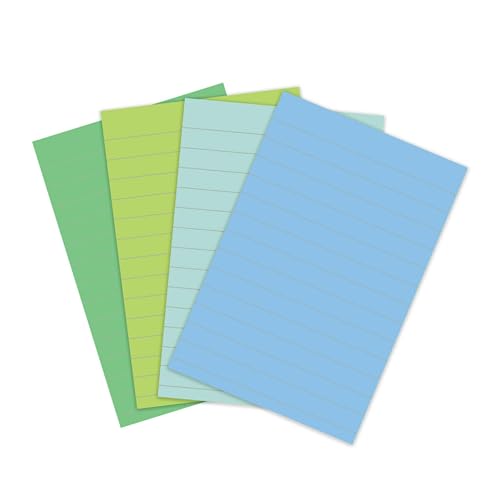 Post-it 100% Recycled Super Sticky Notes, 3 x 3 in, Pastels, 6 Lined Pads | School Supplies and Office Products, 2X the Sticking Power - image 9
