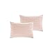 Comfort Spaces Cotton Comforter Set Jacquard Pom-Pom Tufts Design, Down Alternative, All Season Modern Bedding, Matching Shams, Twin/Twin XL, Phillips, Blush