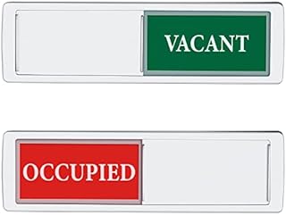 iplusmile Vacant Occupied Sign, Sliding Door Sign Do Not Disturb Sign Restroom Sign Office Sign Conference Sign for Bathroom Home Office Conference Room
