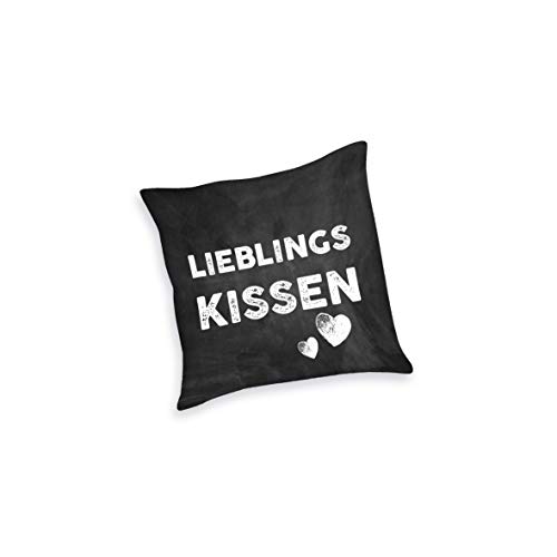 Sass & Belle Kissen - Herding Young Collection Dekokissen, Polyester, schwarz,