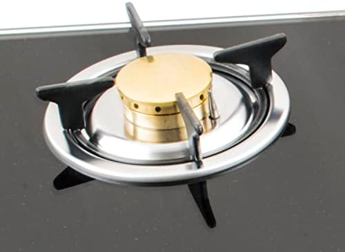 NJ NGB-S3 Indoor Gas Stove - 3 Burner Portable Gas Hob LPG Cooker Cooktop for Caravan Black Glass Freestanding Table Top for Home Kitchen Camping Garden Catering 7.8kW