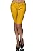 Produktbild Diva-Jeans Damen Kurze Hose Shorts Stoffhose Capri Bermuda Skinny Röhre Normaler Bund P276, Größen:44 (XXL), Farben:Camel