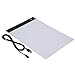 Restokki A4 LED Copy Board Light Tracing Box, USB Power Artcraft LED Trace Light Pad, Stencil Board Light Box with USB Cable(3-Option Adjustable Brightness)