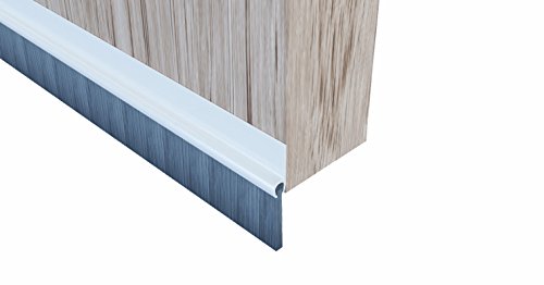 Bas de porte STORMGUARD blanc joint isolant adhésif pour entrée 2x 1m