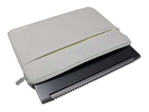 ACER Vero Housse Grise 15,6 Fabriqué à partir de matériaux 100% recyclés, Poche de rangement avant GP.BAG11.01T