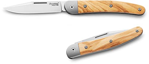 LionSteel Jack JK1 UL M390 Folding Knife with Olive Wood Handle - Premium EDC