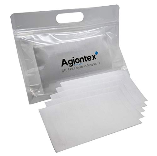 Meltblown Non-Woven Polypropylene - Fabric Filters, Disposable Melt-Blown Cloth, Pocket Filter Layer Application, Filter Efficiency Greater Than 99% from Agiontex, (100 Sheets) for DIY