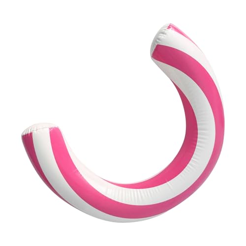 Fideos de piscina, fideos de piscina - Entrenador de natación flotante para piscina, fideos curvos, entrenamiento deportivo plegable, tumbona de entretenimiento portátil para, niñas