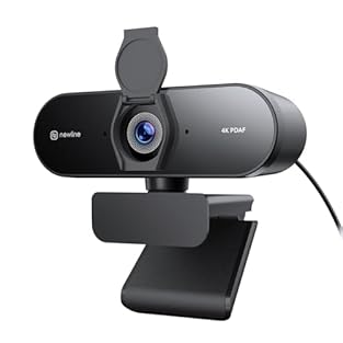 ✅【Stunning 4K Quality】The truly 4K webcam with microphone features a high-performance 1/2.5'' sony sensor, delivering ultra-clear 4K visuals to enhance your visual appeal. Choose 30FPS for incredible detail or 1080P at 60FPS for ultra-smooth streams....