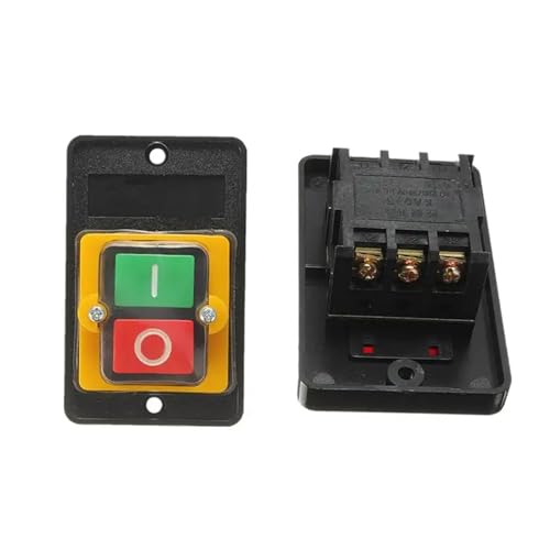 shncuonp 10A 380V ON/Off Push Machine Drill Switch Electronic Starter
