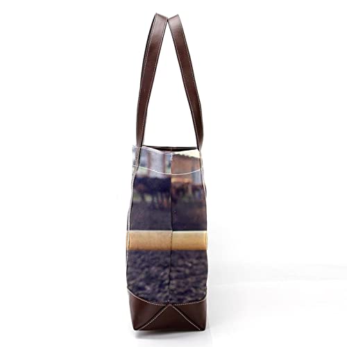 Sac d'art bleu vintage pour femme au design poétique exclusif