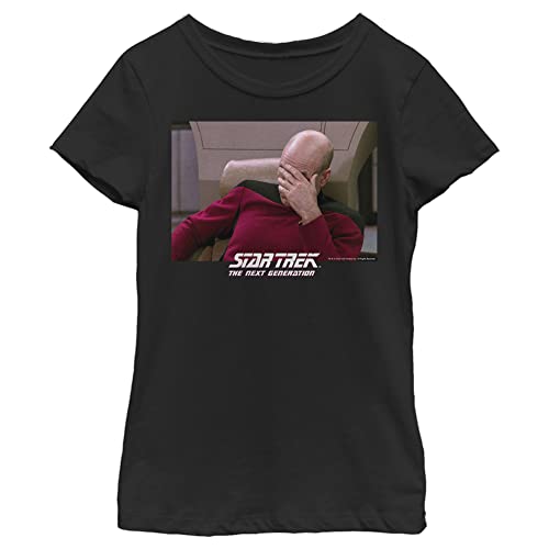 T-shirt Deja Picard enfant noir taille XS idéal pour l'école