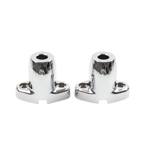 Cninba13 2 Pcs Fog Passing Auxiliary Lamp Mount Front Turn Signal Mount Aluminum Chrome For Harley
