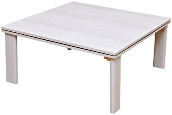 折りたたみ式 こたつ フラットヒーター 80cm幅ホワイト DCH-F80WH