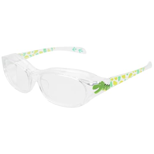 パール(Pearl) 花粉グラス 花粉メガネ 花粉防止メガネ 子供用 UVカット 黄砂 飛沫対応 曇り止め ティラノサウルス 恐竜 ポリカーボネート製 耐衝撃性 スカットキッズ SKD-001