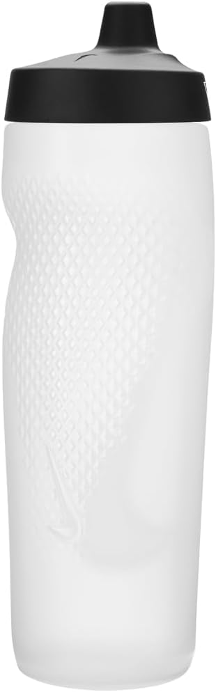 Nike Refuel Water Bottle 24 OZ (White/Transparent) - Image 2