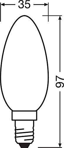 OSRAM Retrofit Classic B Lampadina LED, Attacco